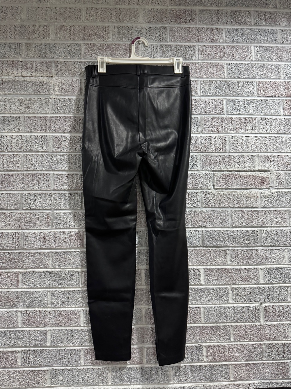 Zara Leather Pants High Rise - Picture 3 of 7
